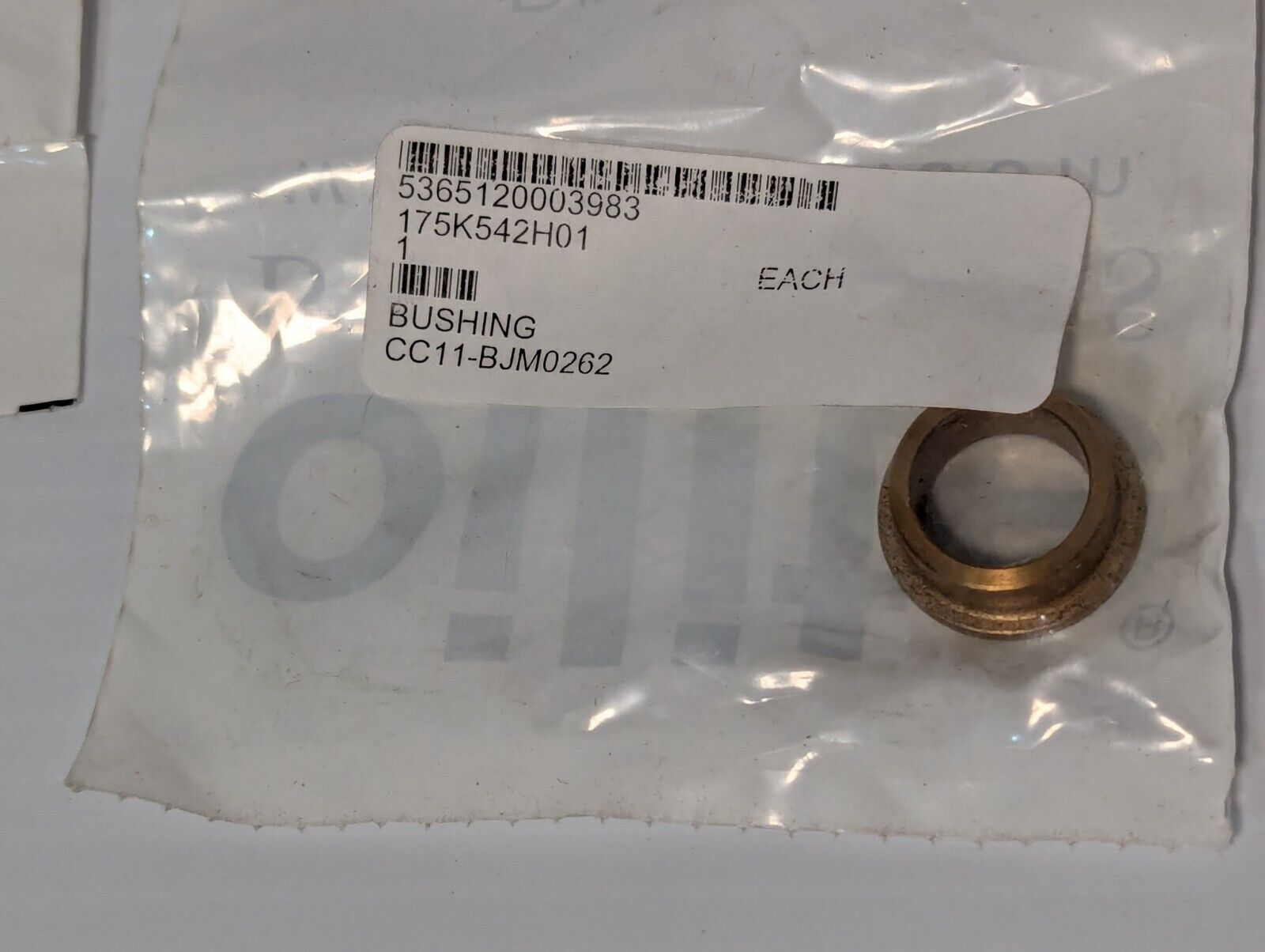 Lot of 2 Oilite 175K542 Bushing Flanged Sleeve Bearing – Free Shipping