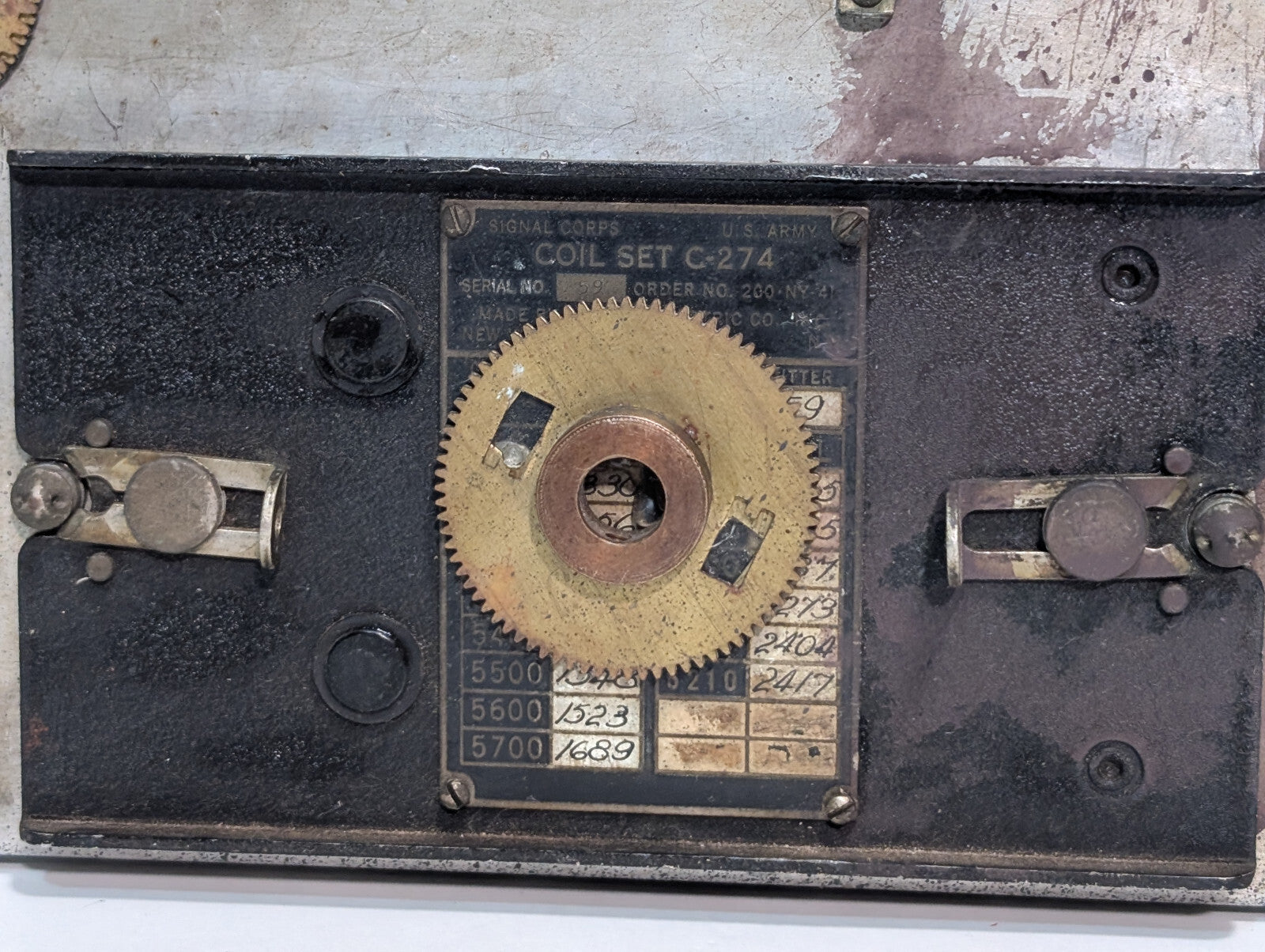 Weston Electric U.S.Army Signal Corps BC-AP-230 Radio Transmitter, 507 Antenna