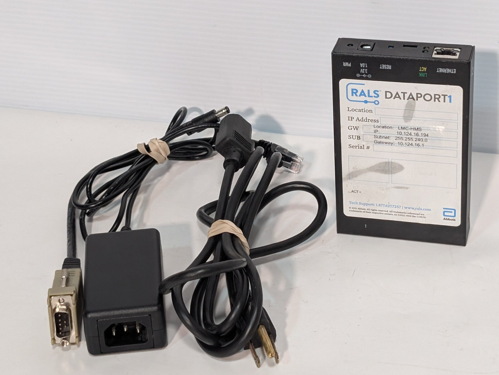 Abbott Rals Dataport 1 Digi One Real Port 50000723-01, Power Supply