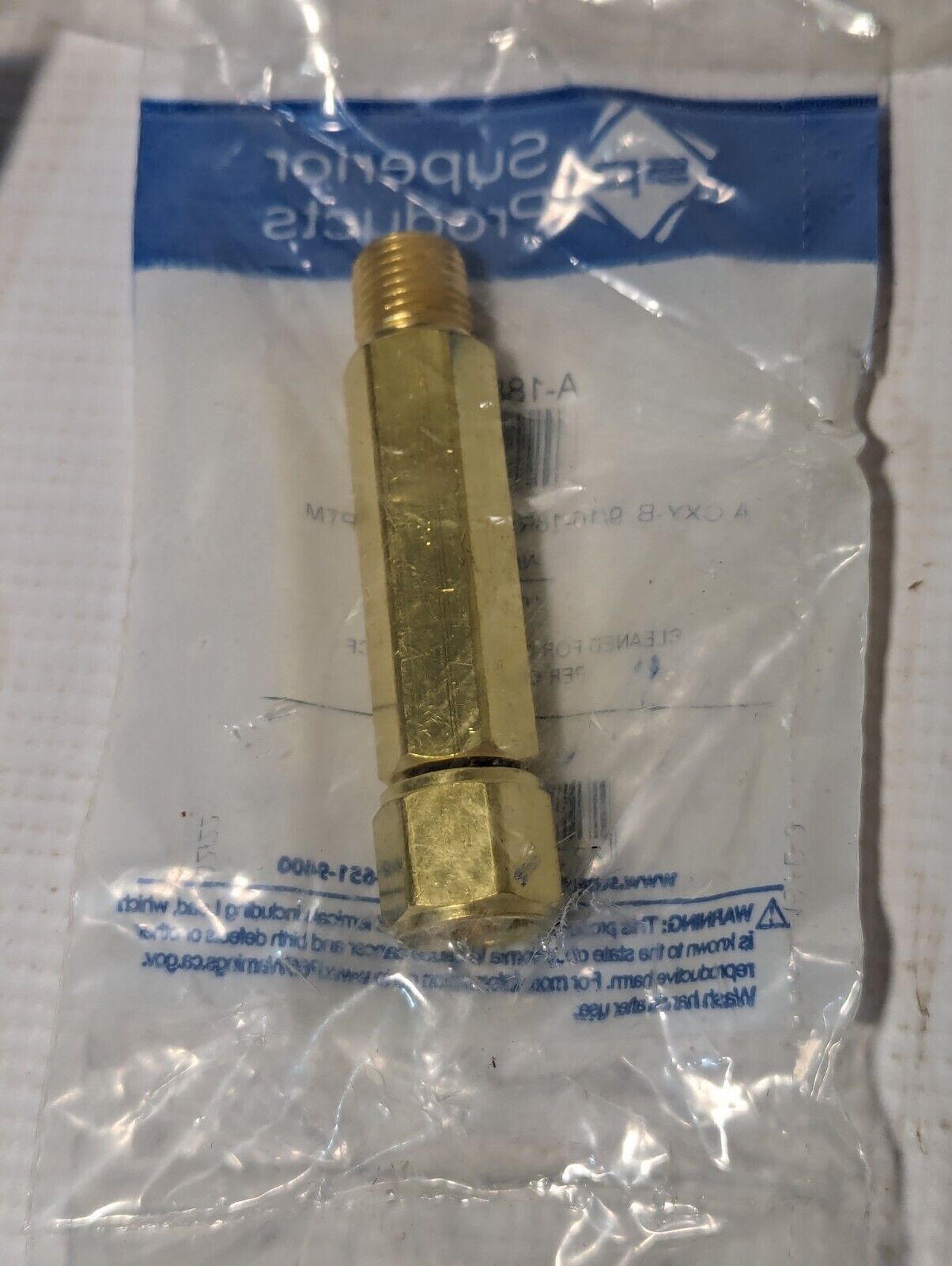 Superior Flash Back Arrestor Regulator A-188 - Free Shipping