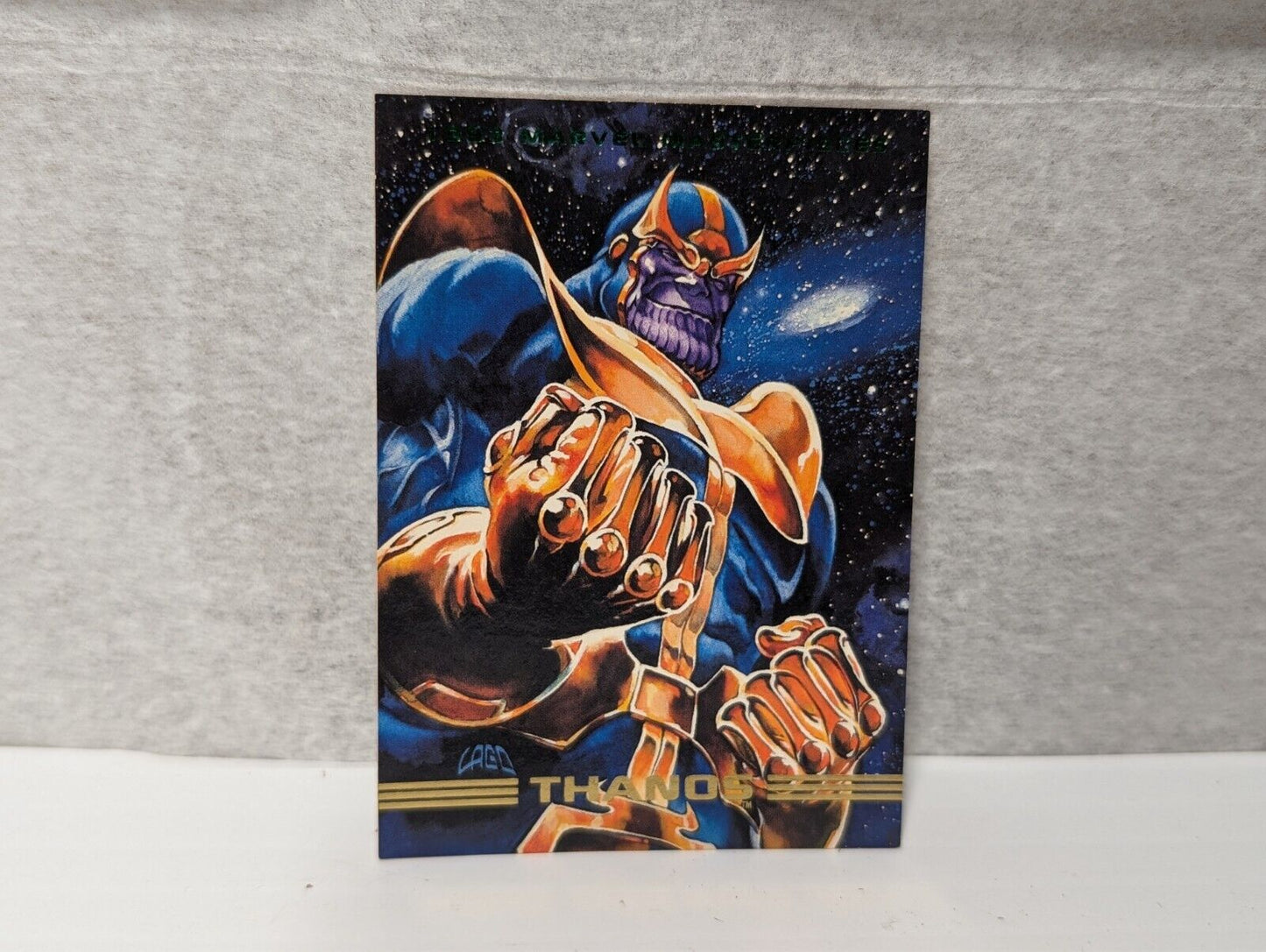 16 Vintage Marvel MCU and Baseball Trading Cards Batman Nolan Ryan Thanos Wasp