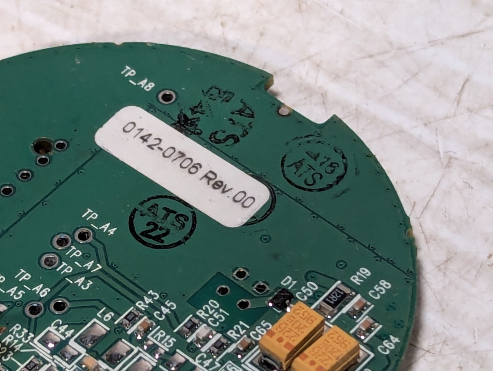 Verathon BladderScan 0142-0706 Rev 00 Circuit Board 0141-0184-XX-20