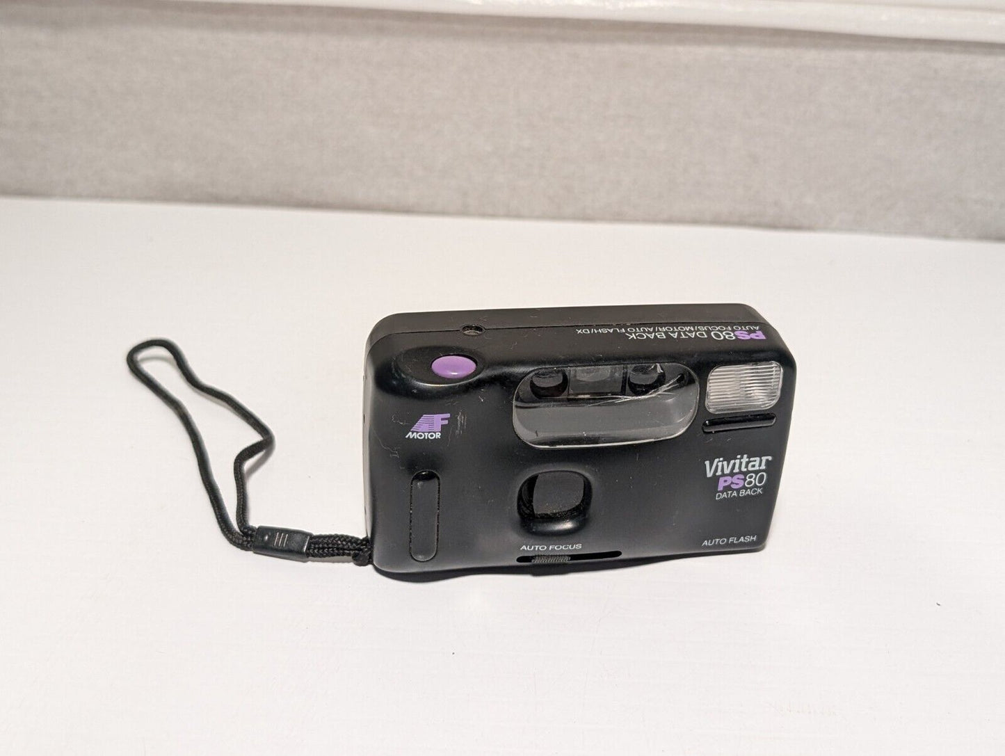 Vivitar PS80DB Data Back Motorized Auto Flash 35mm Film Camera