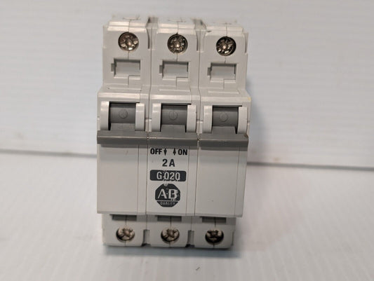 A-B Allen-Bradley 1492-CB3 G020 Ser B 3-Pole Motor Controller  - Free Shipping