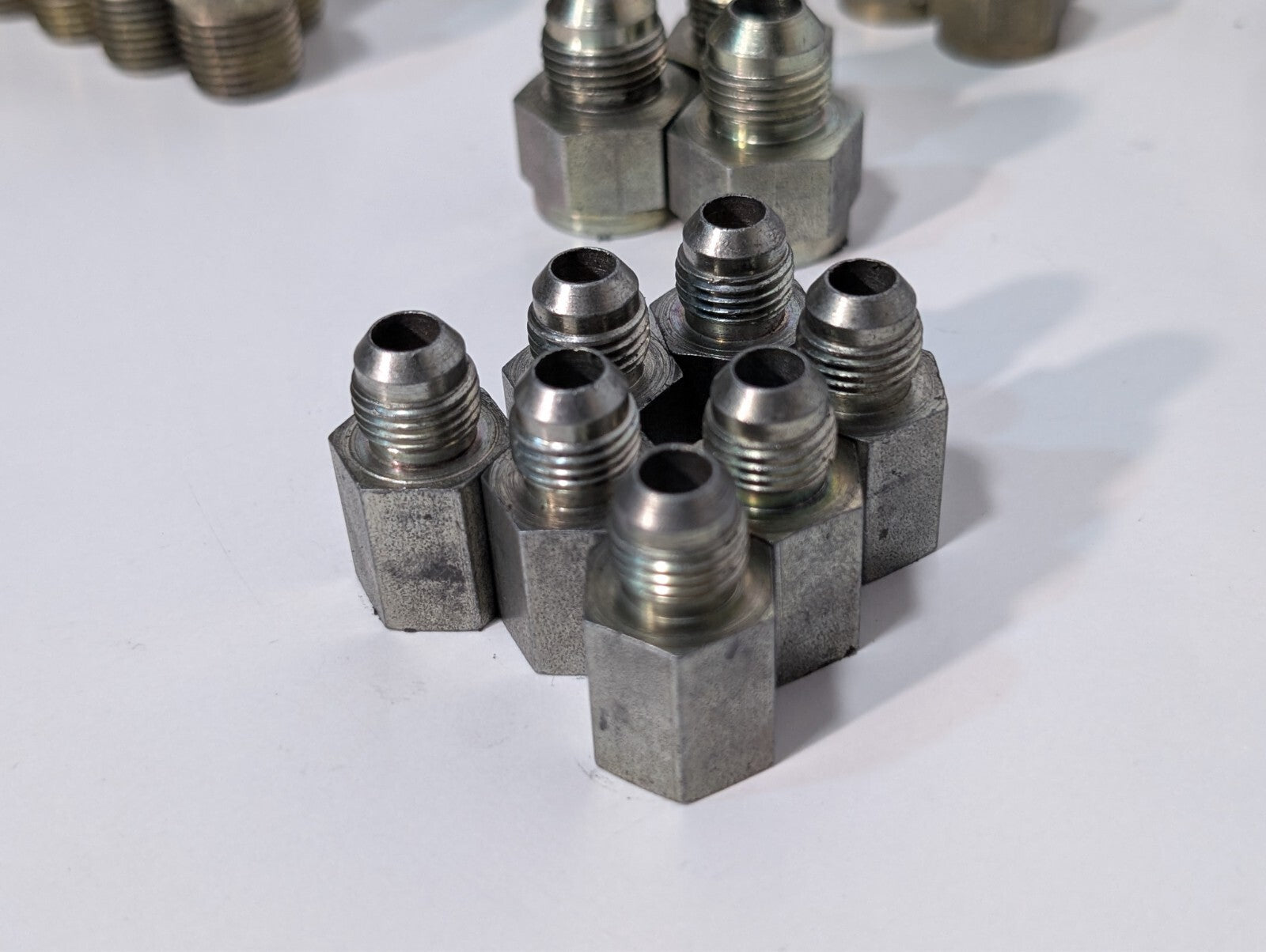 (85) Assorted High Pressure Adaptor Fittings for Pneumatic or Hydraulic Press