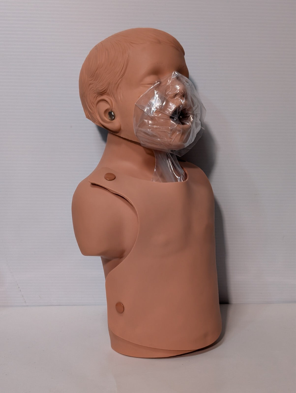 (1) SIMULAIDS SANI-Child CPR Child Training Manikin w/ 100 Pack Lungs as shown