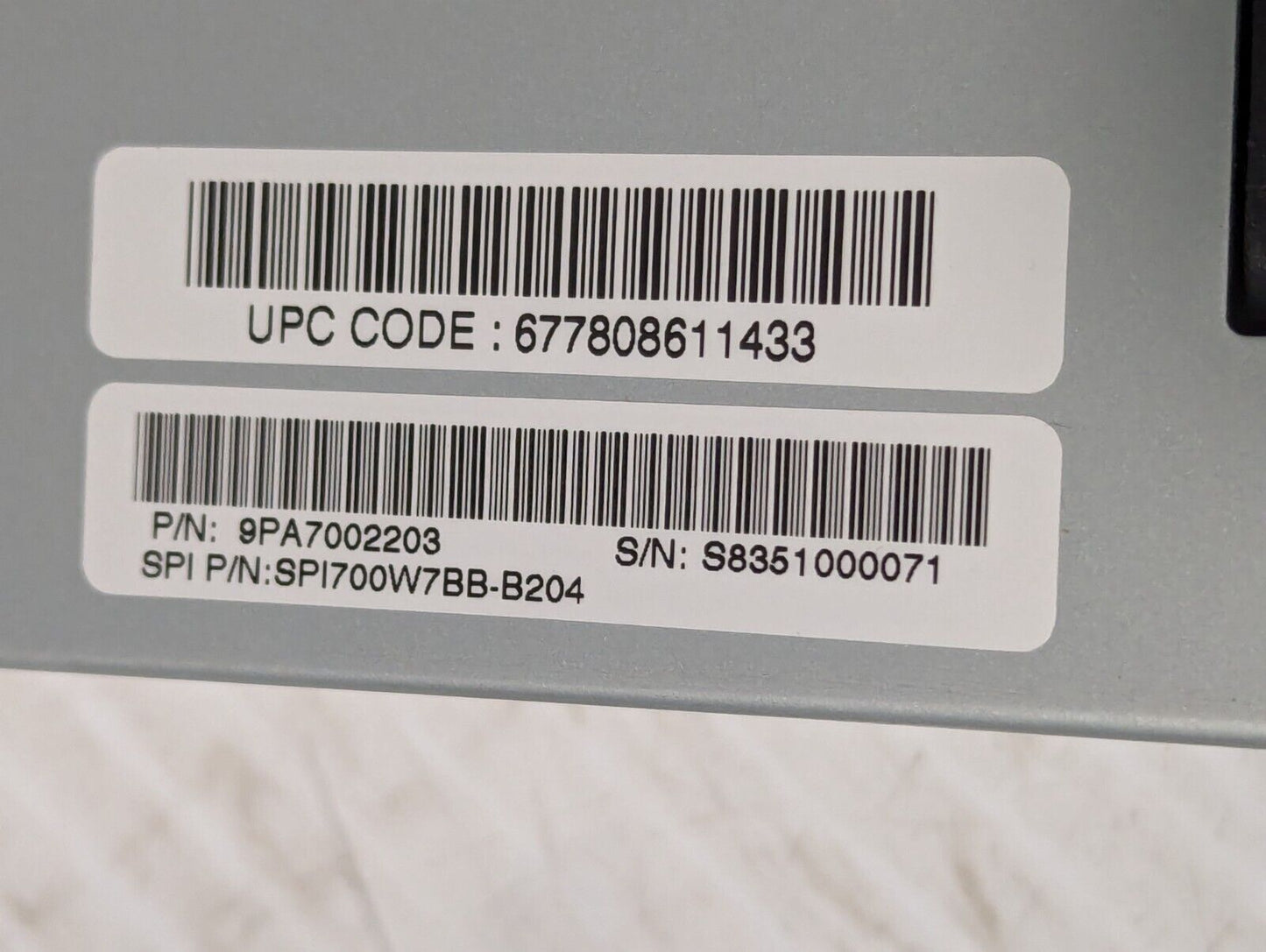 Sparkle Power 700-Watt  Supply Active Factor Correction SPI700W7BB - Free Ship