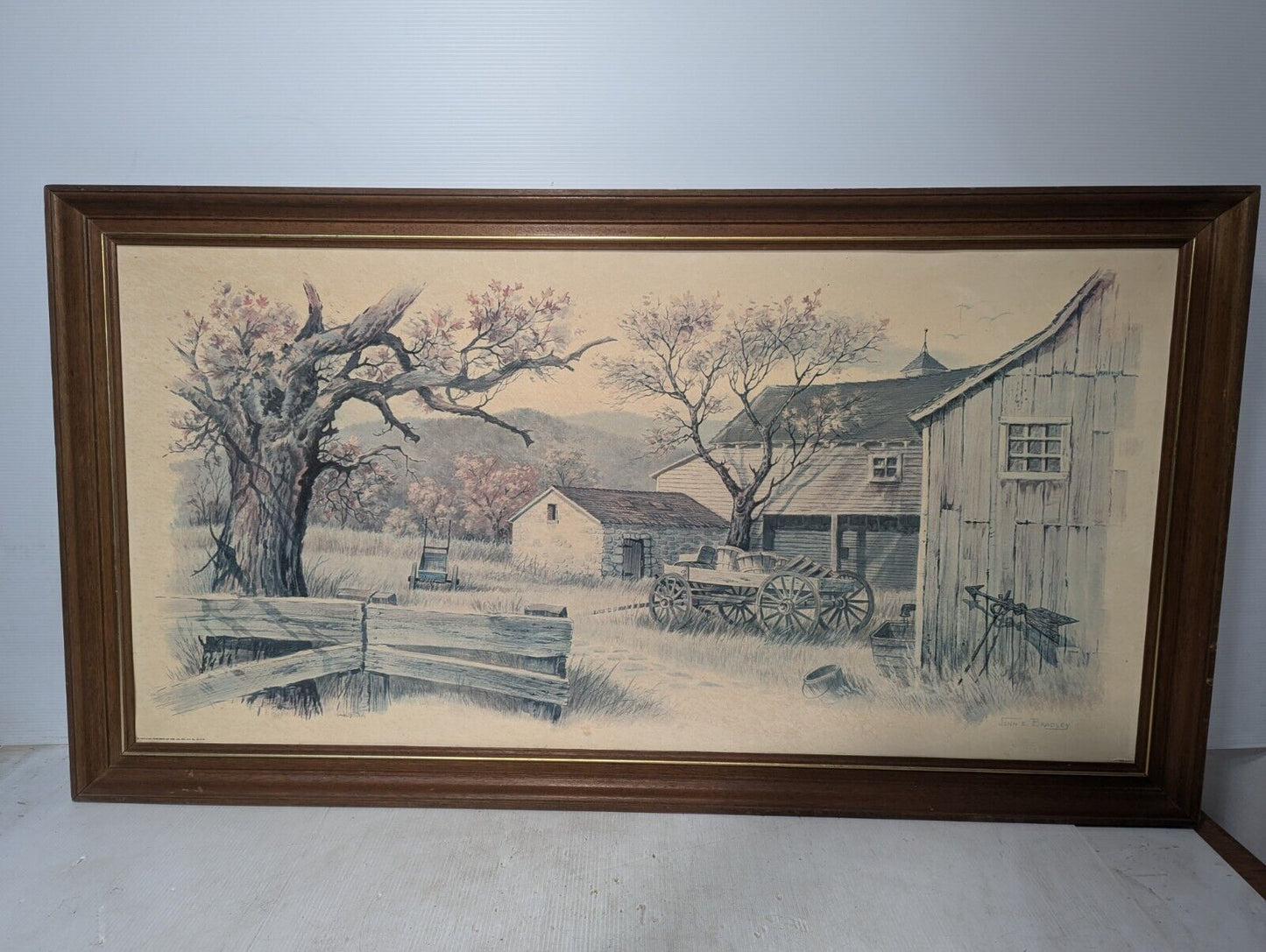 John E. Bradley Framed Rustic Farm Print, 45 of 3139 - Free Shipping