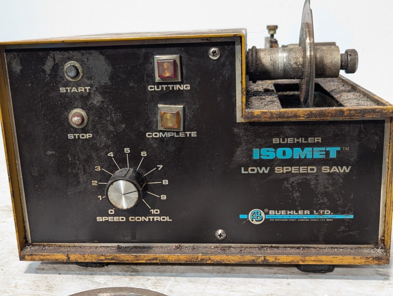 Buehler 11-1180-160 Isomet low speed saw, 115VAC, 1.5A - Free Shipping