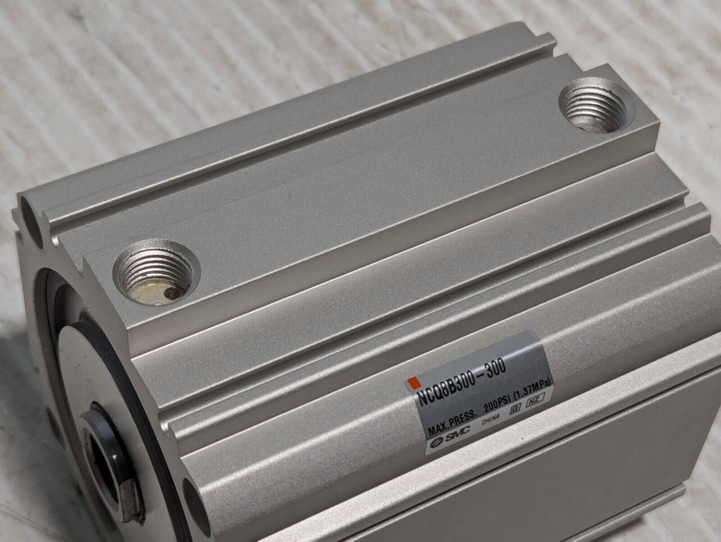 SMC NCQ8B300-300 Compact Pneumatic Cylinder, 200psi