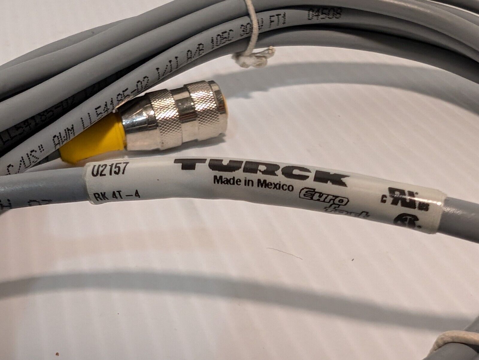 NEW Turck RK 4T-4 Eurofast Sensor Cordset Cable M12 Female - Free Ship+Returns