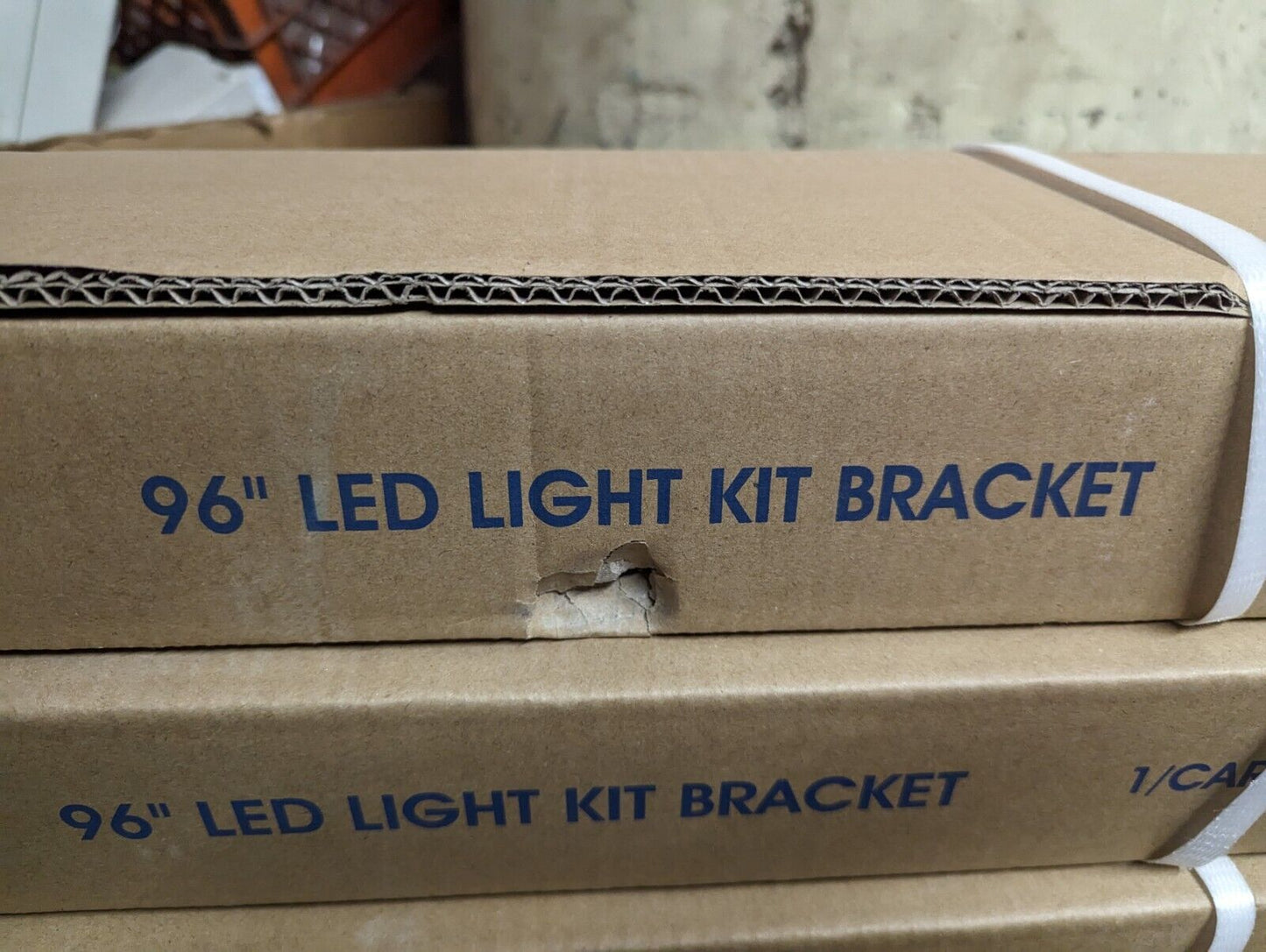 Uline H-6332B work/packing station 96 inch LED light kit bracket
