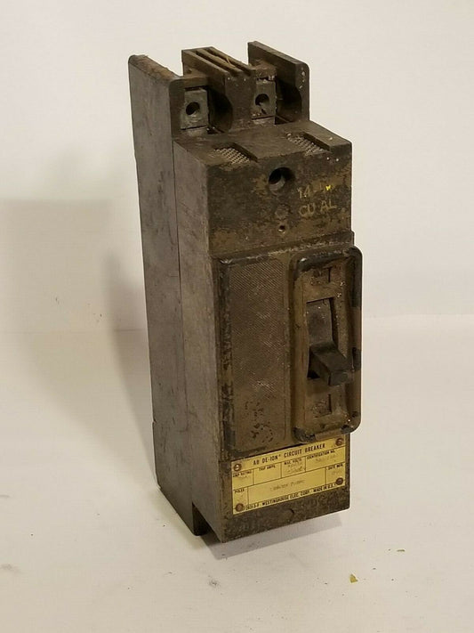 Westinghouse NP28313-F 220, 20 amps, 2 poles, 600 VAC, 250 VDC circuit breaker