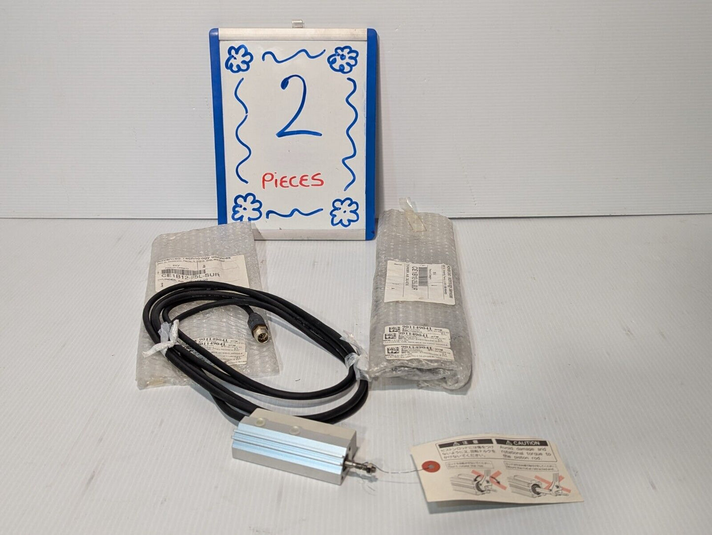 SMC CE1B12-25L Double-Acting Pneumatic Air Cylinder, 25mm Stroke, 0.07-1.0 MPa