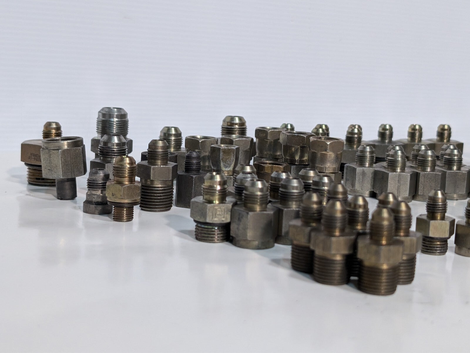 (85) Assorted High Pressure Adaptor Fittings for Pneumatic or Hydraulic Press