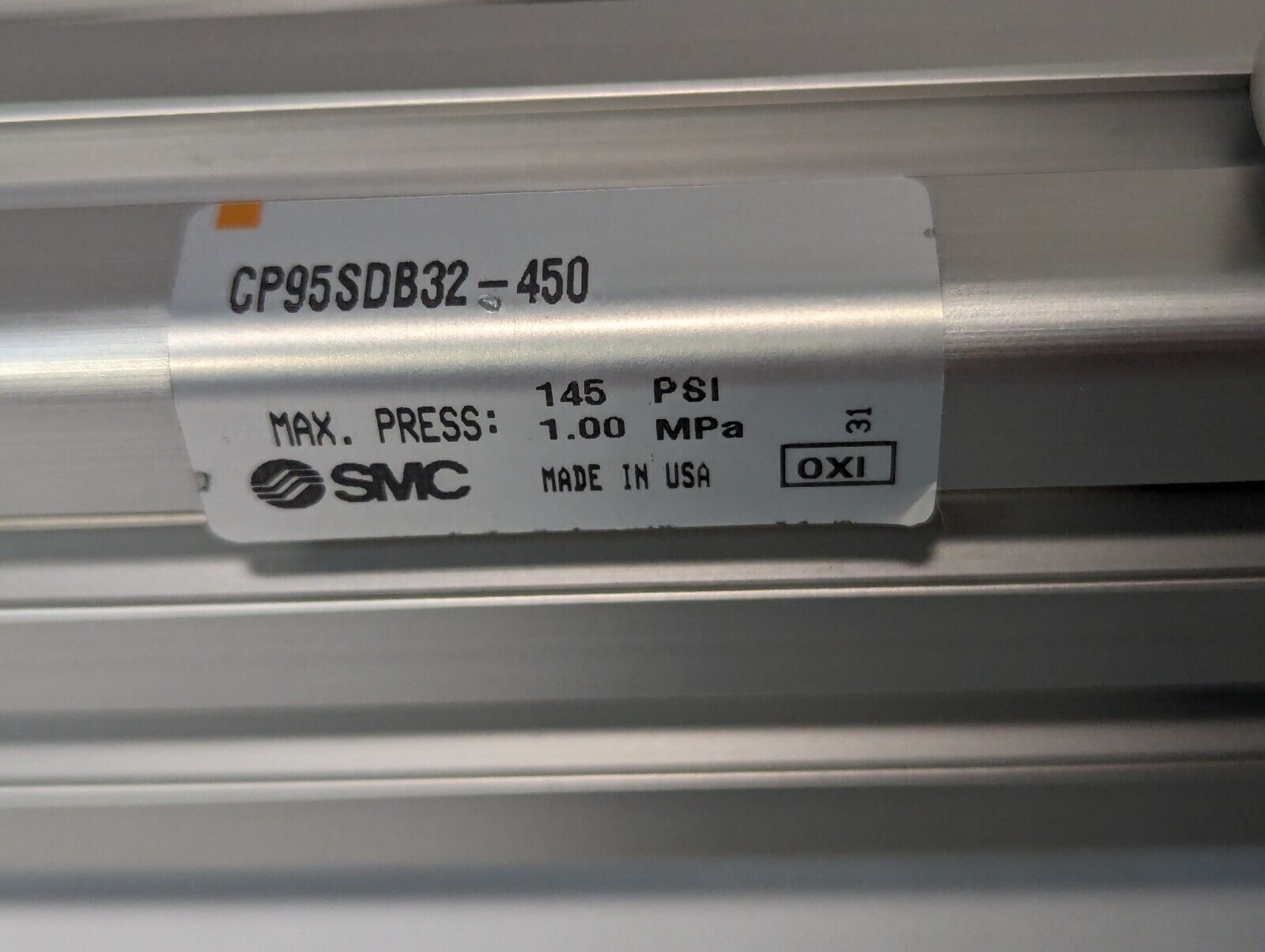 SMC CP95SDB32-450 97942ASSY164K882G01 Cylinder Assembly X Axis Back Stop