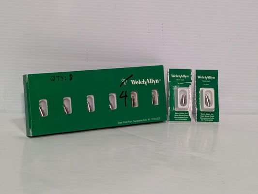 8 pcs Welch Allyn 06500-U6 Genuine OEM Replacement 3.5v Halogen Lamp