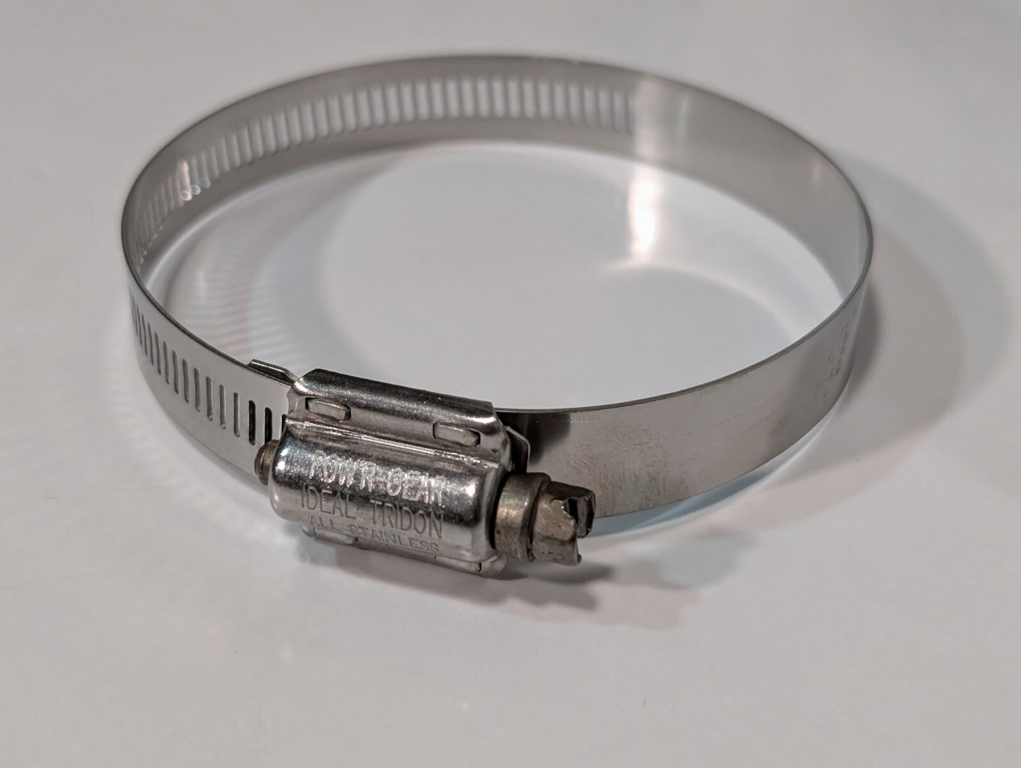 [35] Ideal Tridon Pow'r-Gear 6X300 Hose Clamp Size 412, Extended Range Stainless