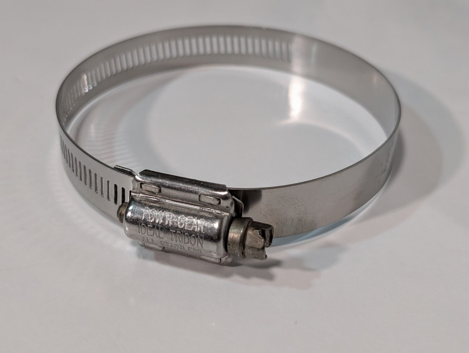 [35] Ideal Tridon Pow'r-Gear 6X300 Hose Clamp Size 412, Extended Range Stainless