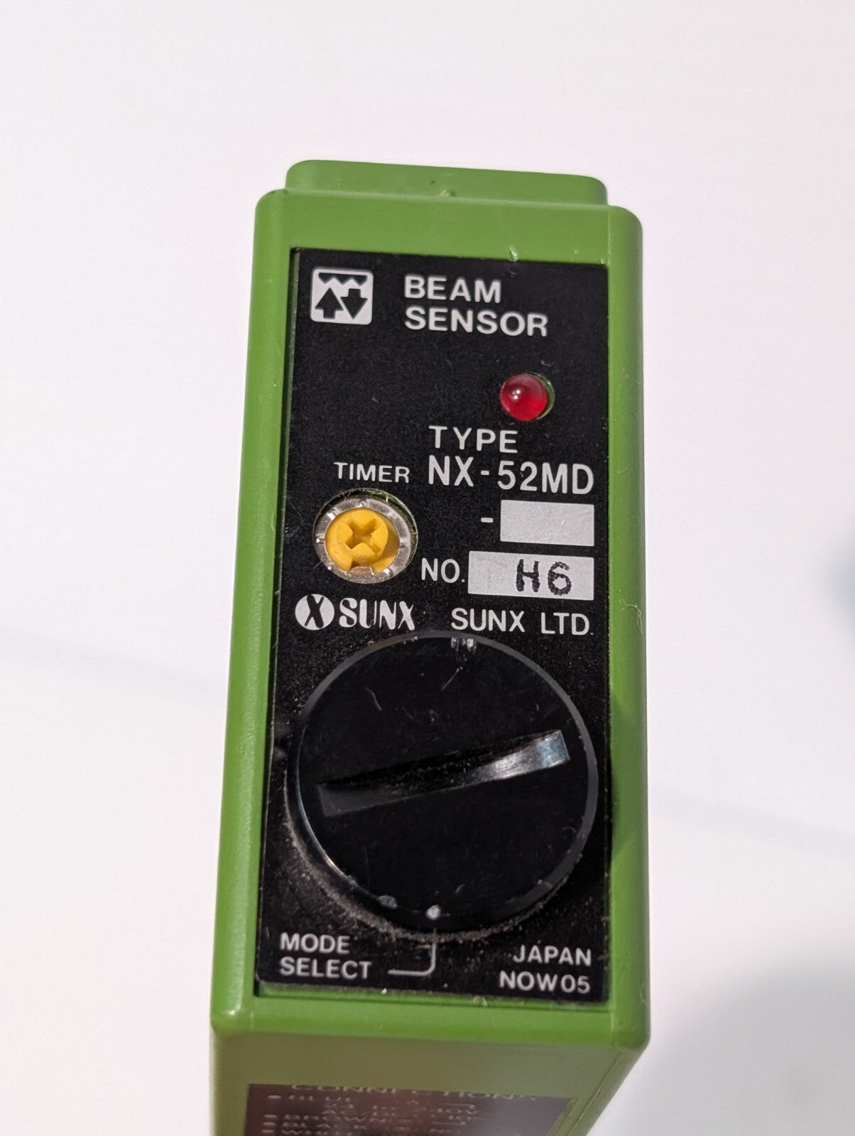 Sunx NX-52MD Photoelectric Beam Sensor, 24 to 240V AC/DC, 5m