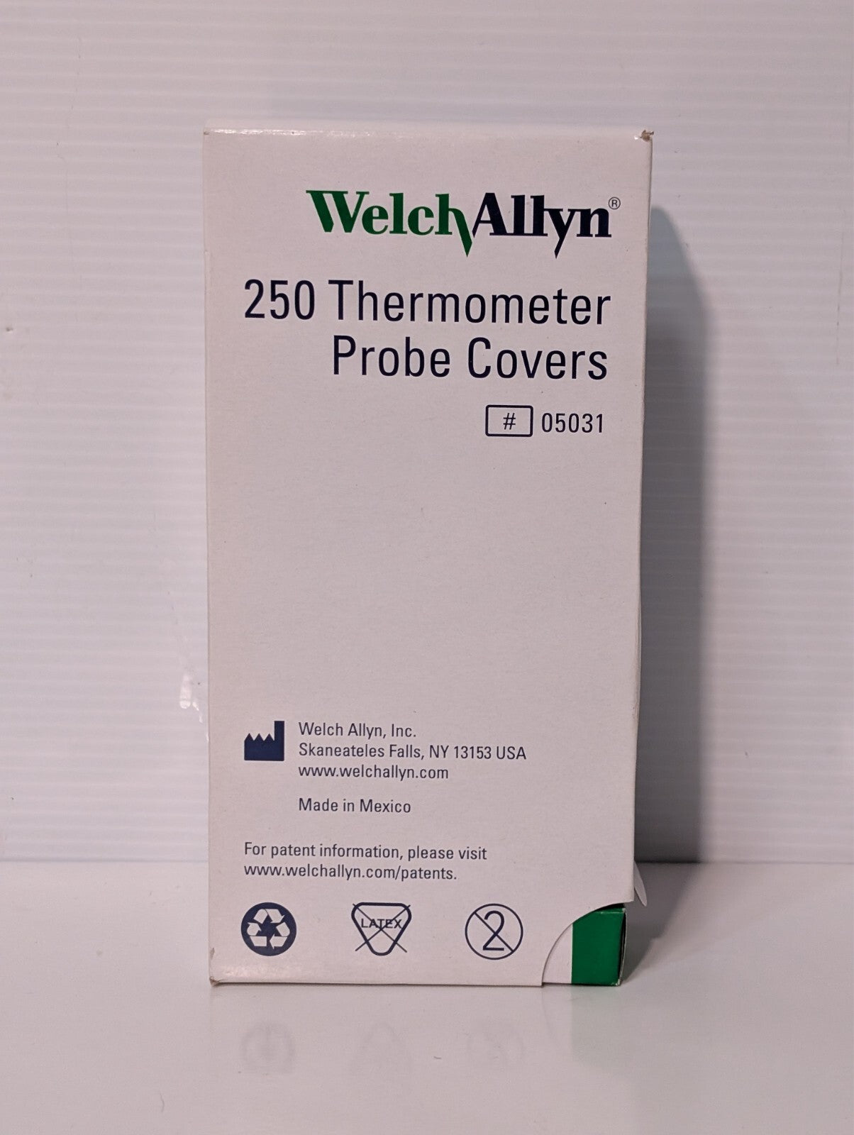 (1500) Welch Allyn 05031 Thermometer Probe Covers, 6 Boxes of 250, 5 + 1 Boxes