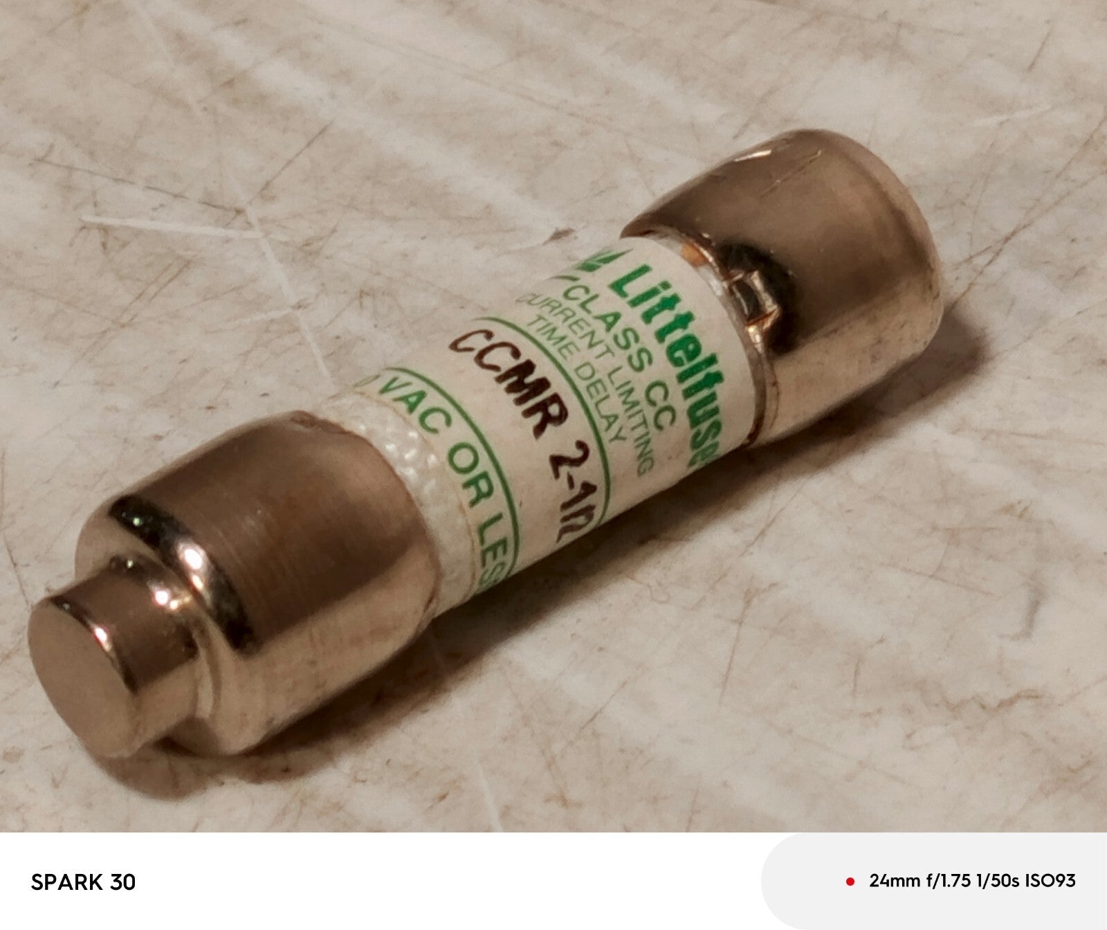 (27) Littelfuse CCMR-2-1/2 Fuses TIME DELAY Fuse CCMR2-1/2 CCMR 2-1/2A 600Vac