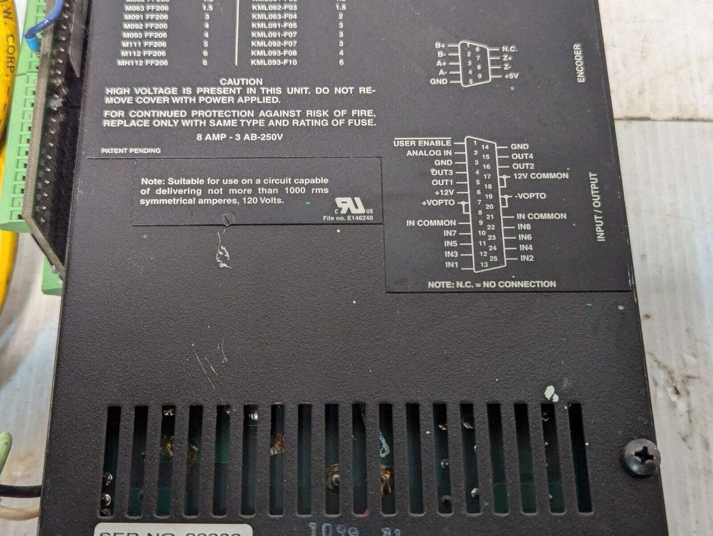 Warner/Superior Electric SS2000D6i Warpdrive Programmable Step Motor Controller