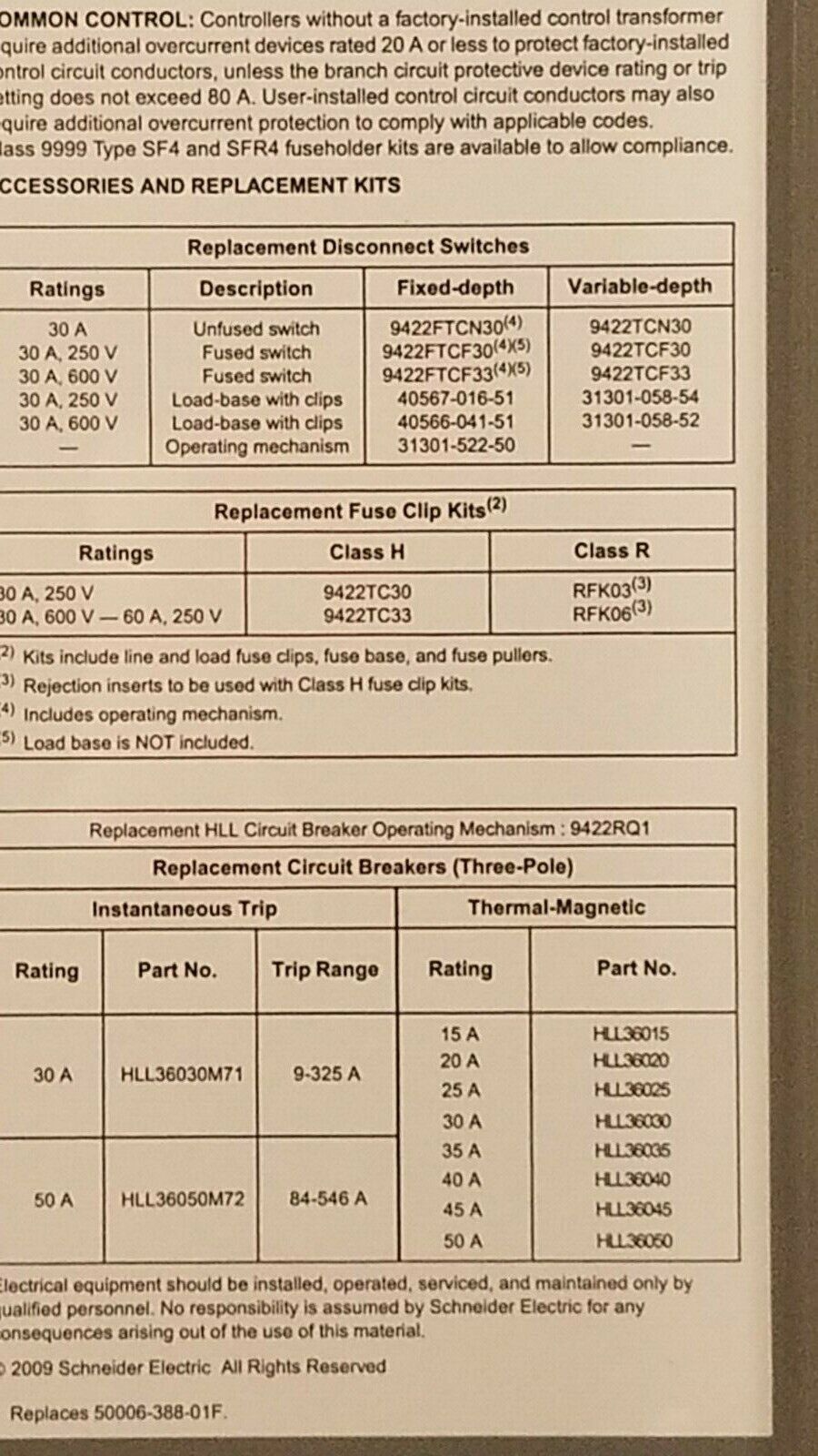 Square D 8538SBG63V02CP42SX11, with 9422FTCF30 disconnect switch, 30A, type 1