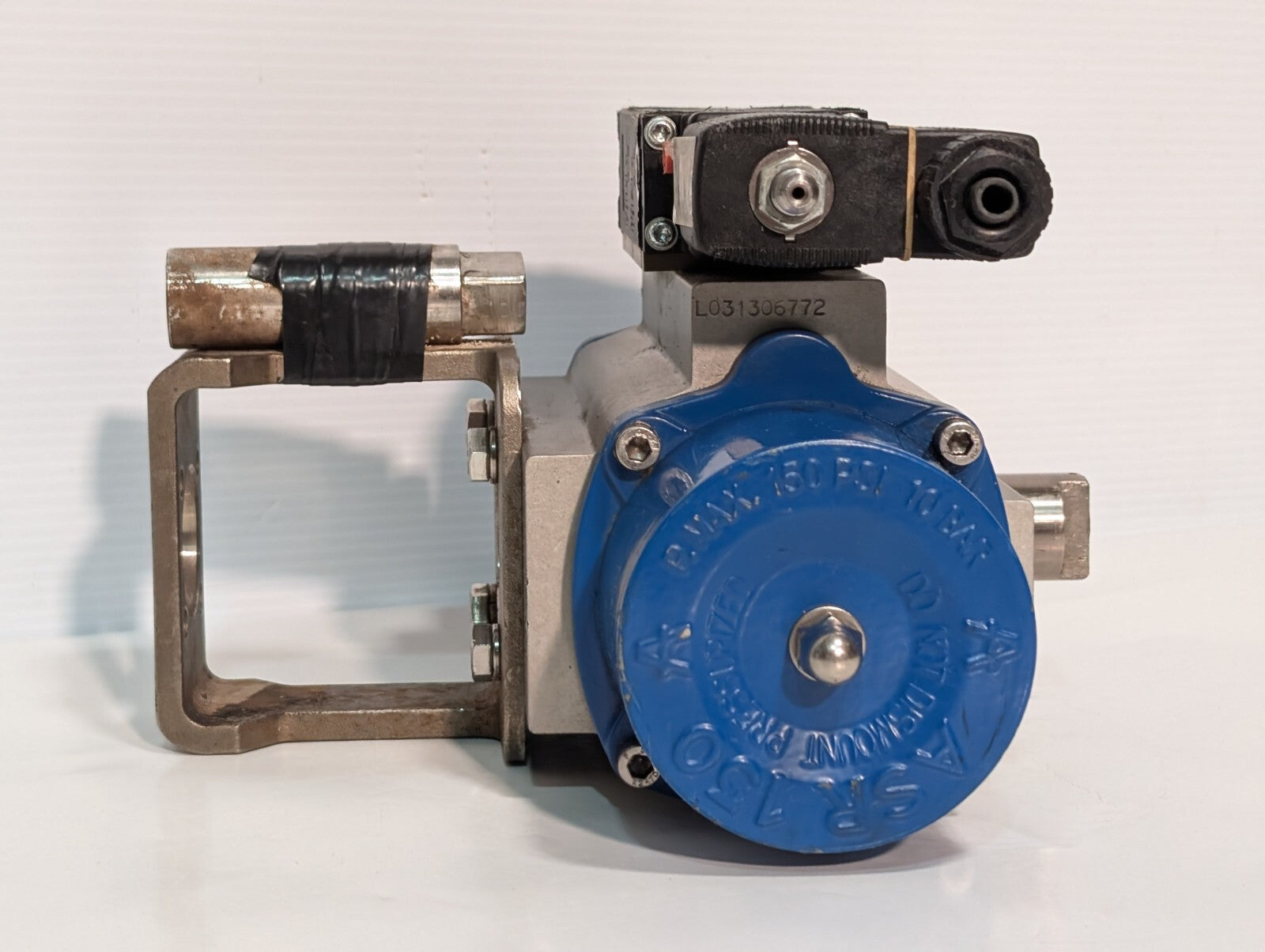 Spirax Sarco Ball Valve Pneumatic Actuator 150PSI 10BAR w/ Berkert 6519 Solenoid