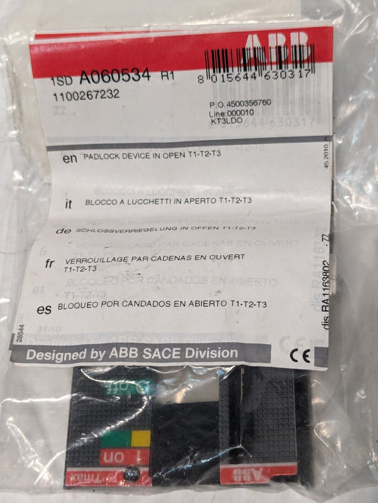 ABB KT3LDO Locking Device With Open Feature For Tmax T1-T3 - Free Shipping