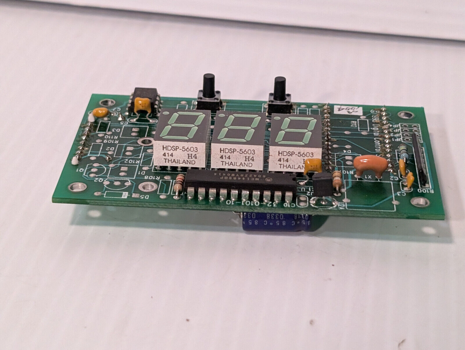 32-0101-10 Oakton Display Board -1998 Digital Control Systems- Numeric LED