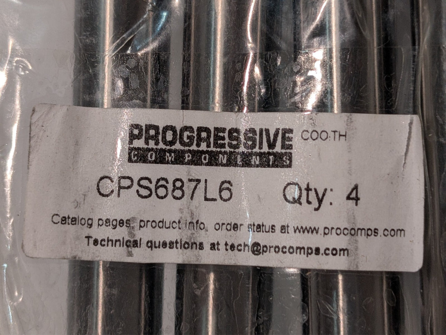 (10) Progressive Components CPS687L6 Core Pins / Pushrods