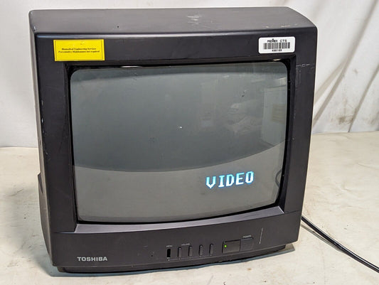 Toshiba CM1310A video monitor, 13-inch, high resolution, menu button missing