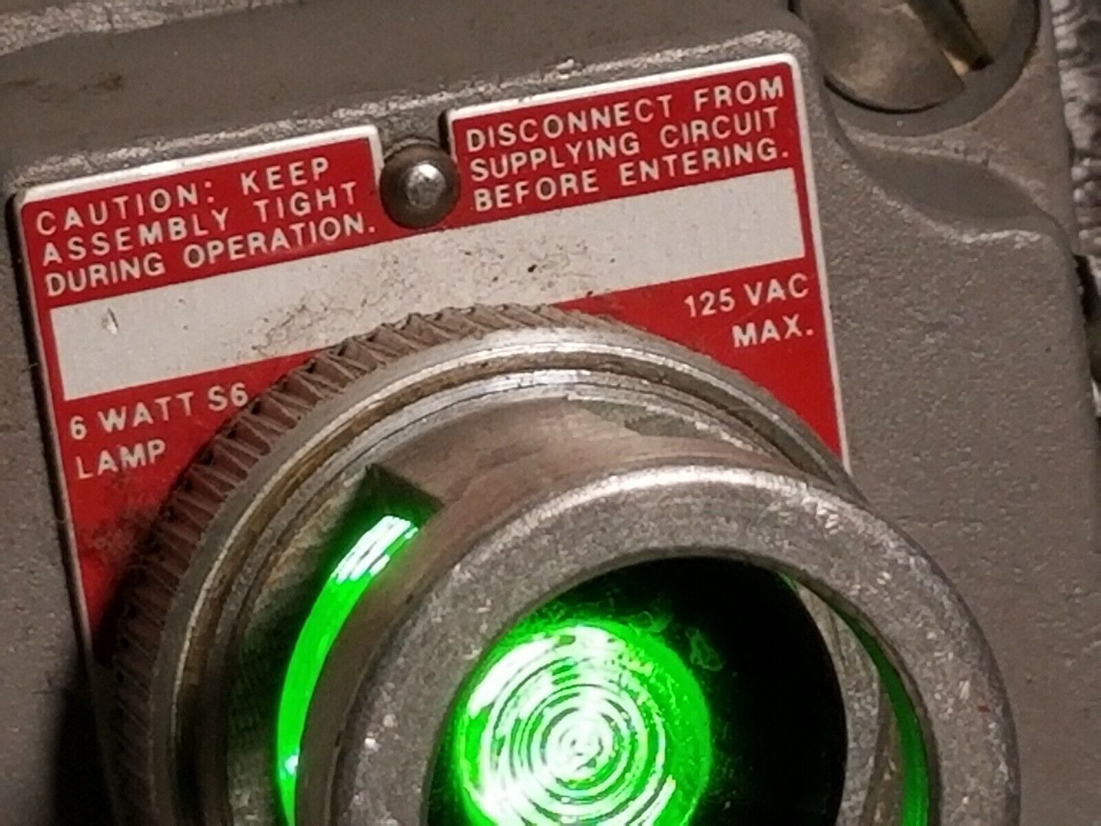 Killark SWB-11 w/ XCS-0B30-GL-RL, XS-1C for hazardous locations, aluminum alloy
