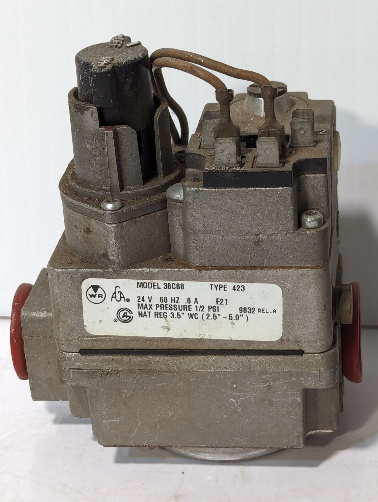White-Rodgers 36C68-423  36C Fast Opening Universal Gas Valve - Free Shipping