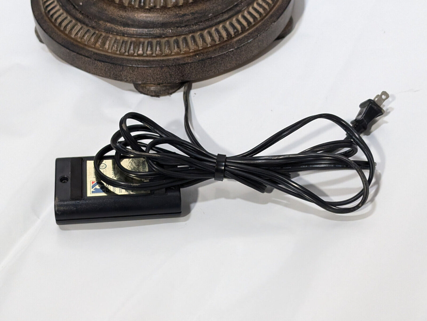 66" Goat Head Torchier Floor Lamp, Kaoyi KFD-5150 Dimmer, Vintage 90s, Brass