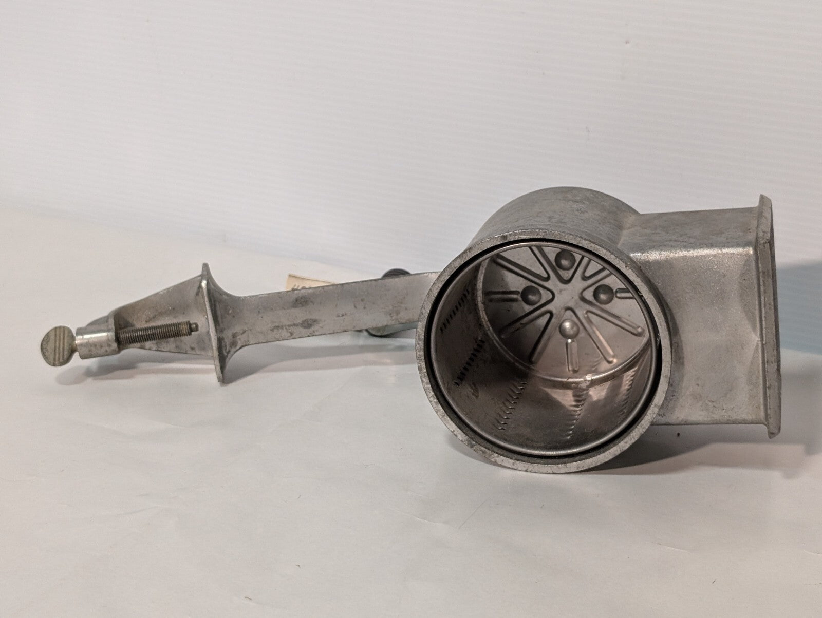 Vintage Kitchen Craft Aluminum Manual Hand Crank Food Processor