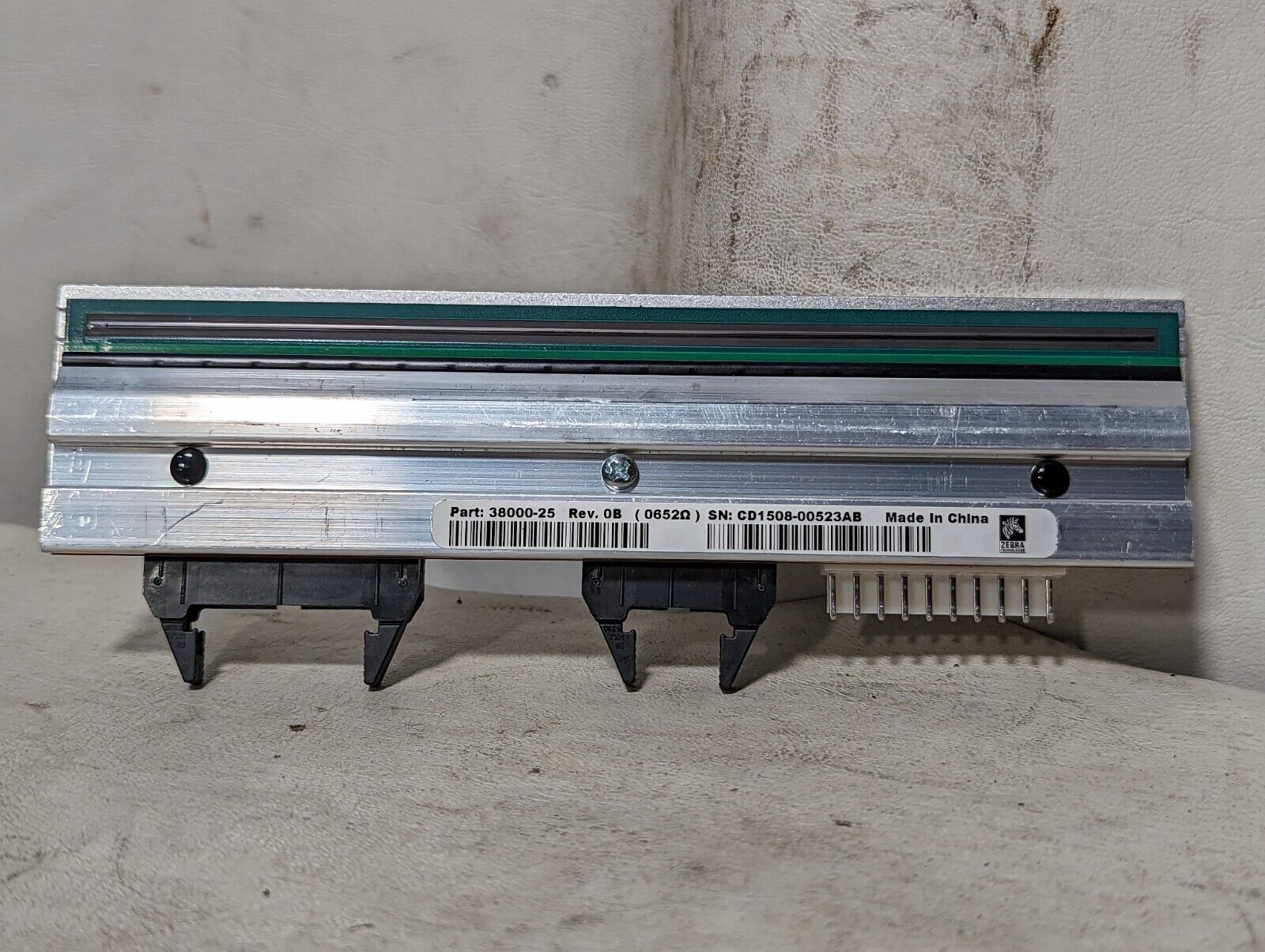 Zebra 38000-25 thermal printhead, new old stock