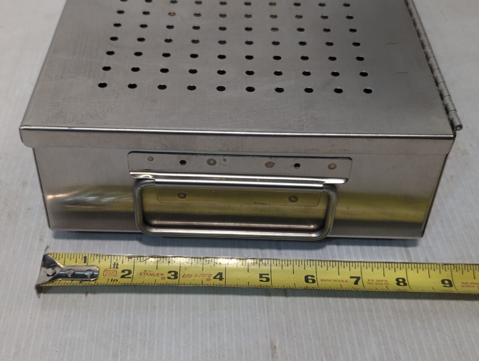 3M Orthopedics Hinged Metal Case, 14"W x 8.5"D x 3.5"D - Free Shipping 
