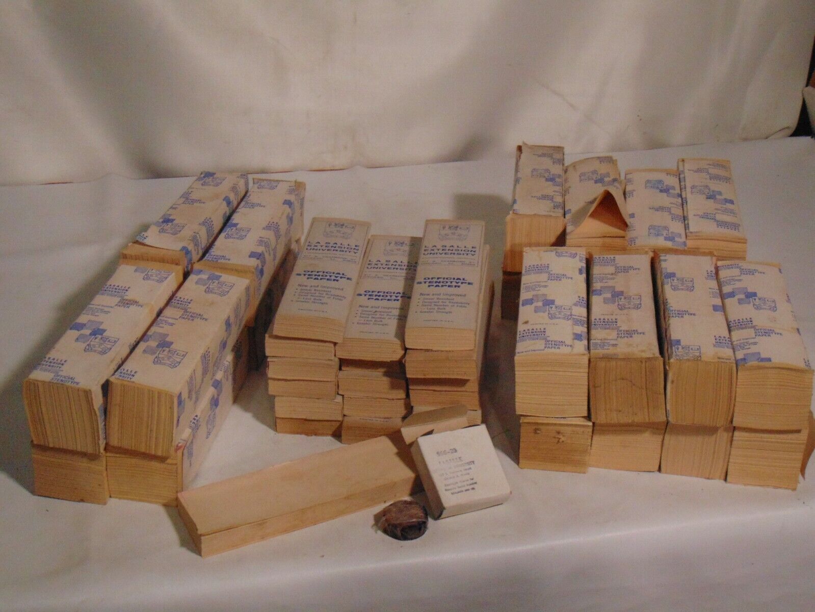 LaSalle Extension University Official Stenotype Paper and 1 ribbon
