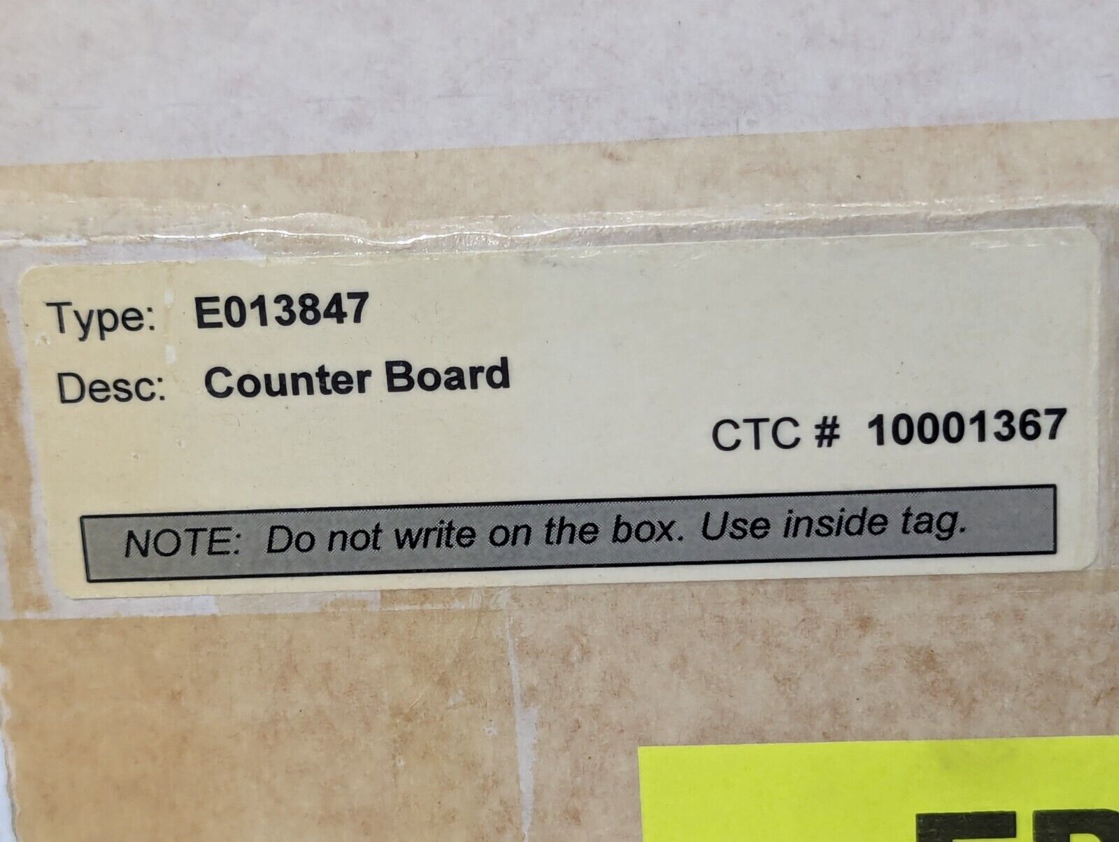Goss E13847- Rev-5 Counter Board Module - Free Shipping