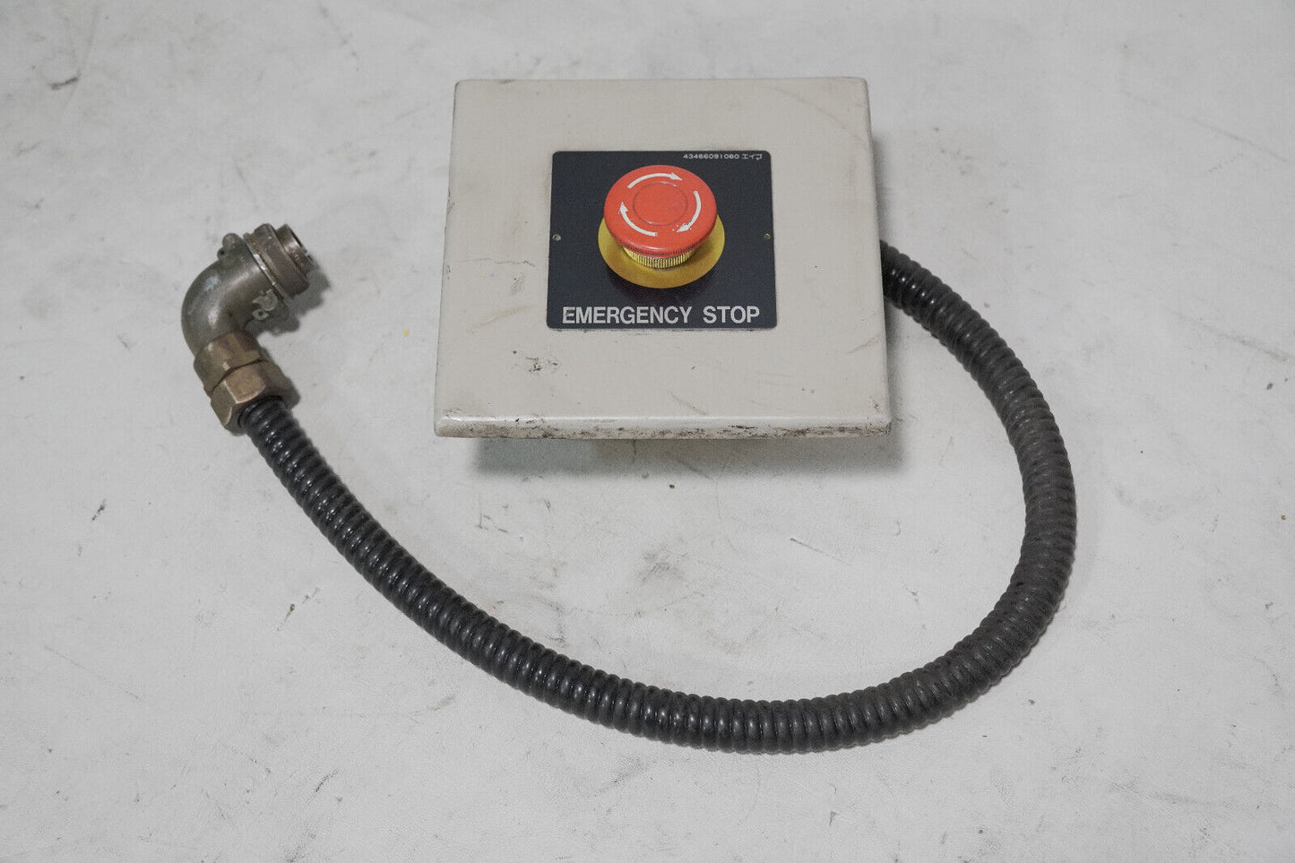 Unbranded Industrial Emergency Stop Pushbutton Switch with Cable