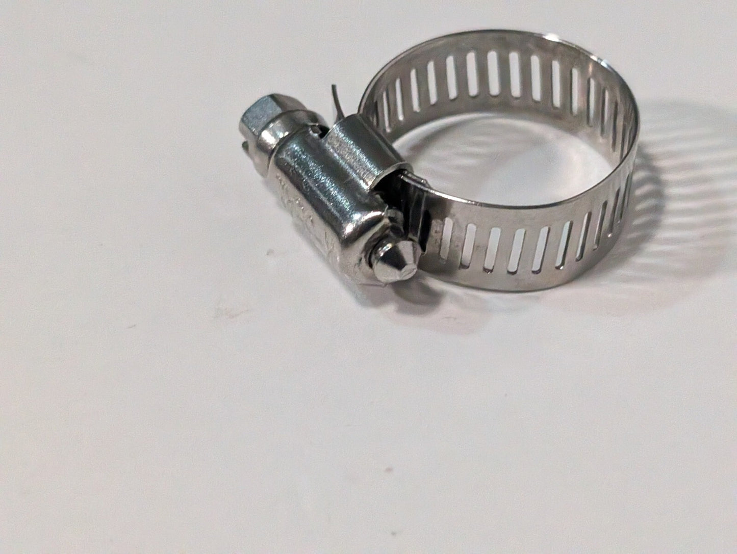 (185) No. 10 Stainless Steel Worm Drive Hose Clamp, 27-14mm, 1-1/16 to 9/16 in