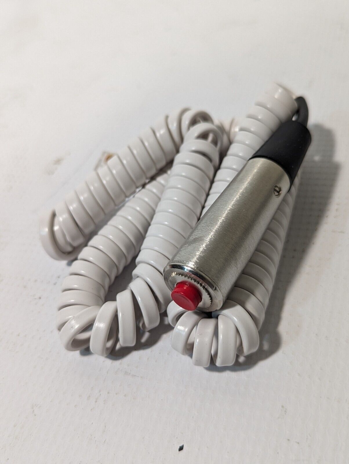 Switchcraft ARU-06 / AA-06RS Pushbutton Activation Switch with White Coil Cord