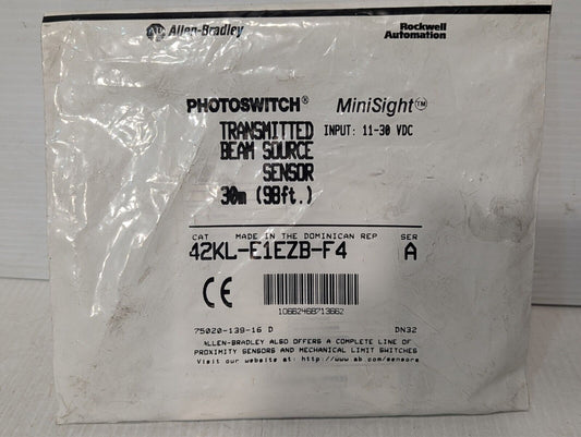 Allen Bradley 42KL-E1EZB-F4 Photoswitch Photoelectric Sensor 11-30VDC-Free Ship