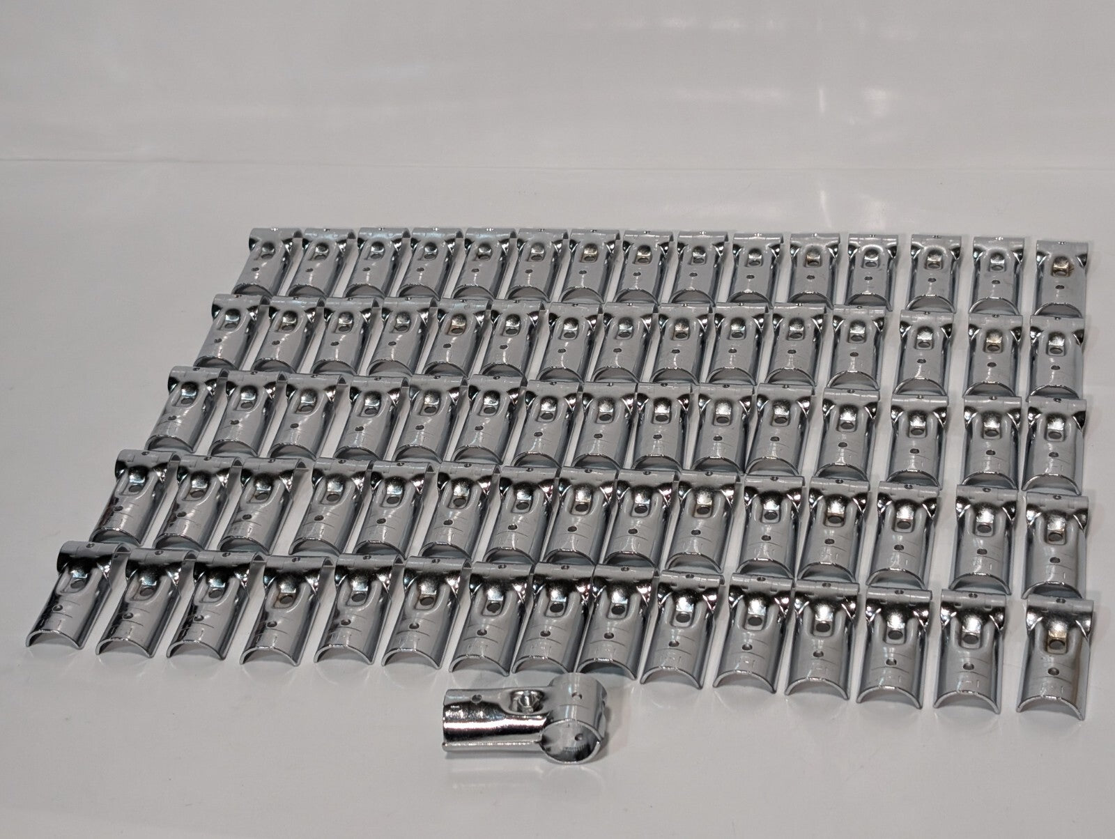 (135) T Pipe Clamp Connector Tee Clamps Halves
