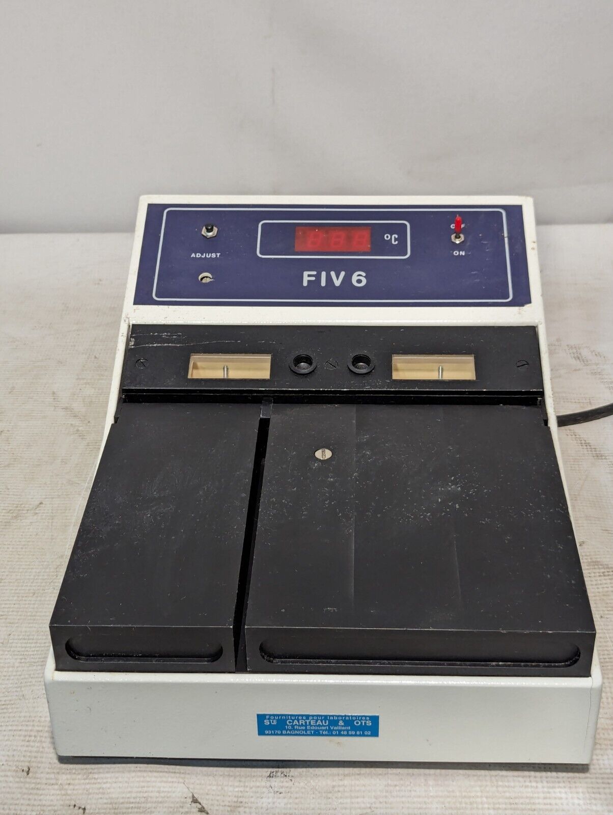 Ste Carteau & OTS FIV 6 incubator