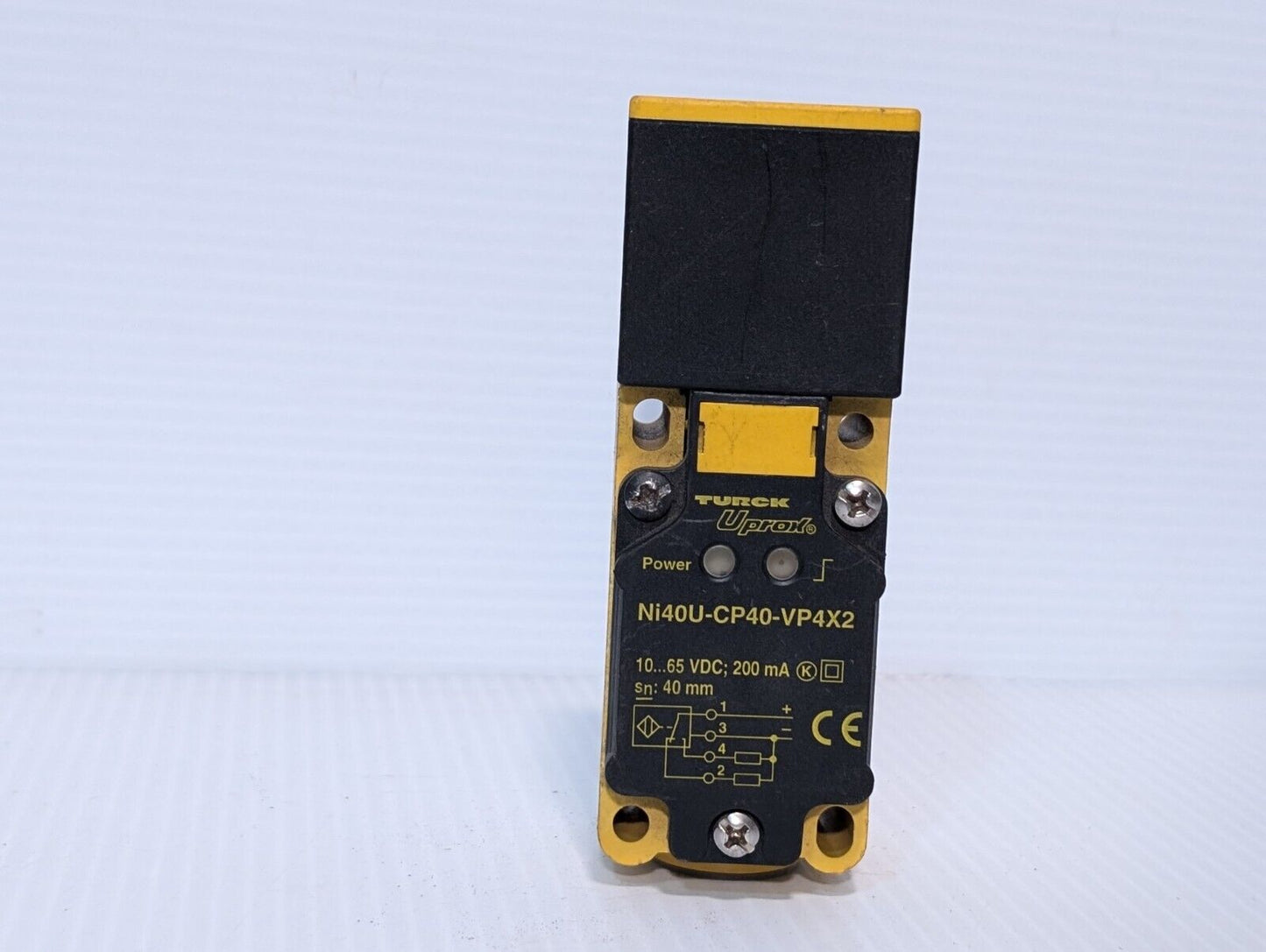 Turck NI40U-CP40-VP4X2 Inductive Proximity Switch Sensor, 10-65 VDC, 200 mA,40mm