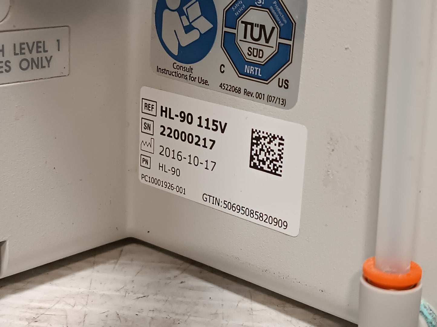 Smiths Medical Level 1 Hotline Fluid Warmer HL-90 115V - TESTED