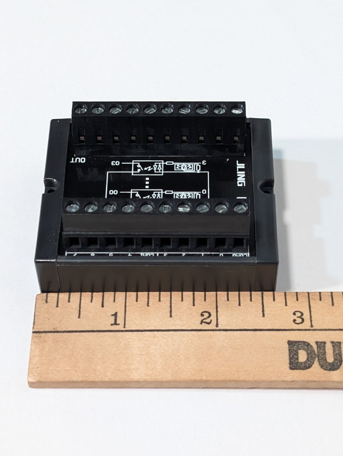 2) JLING DG04 8-Channel NPN to PNP Signal Converter 10-28VDC 10KHz Max Frequency